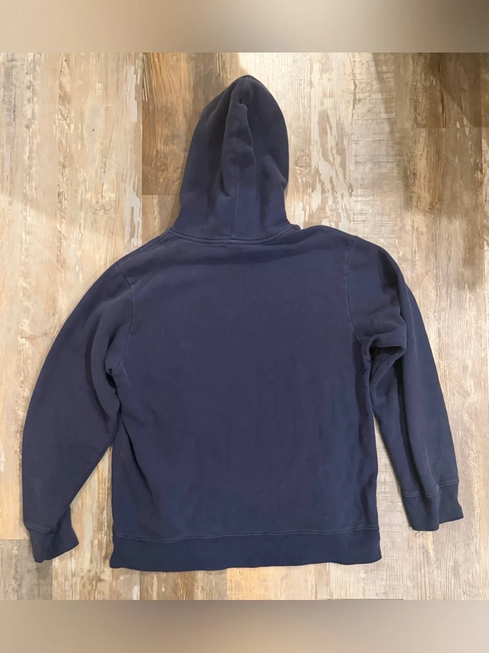 The North Face Navy Pullover Hoodie with Blue Trim